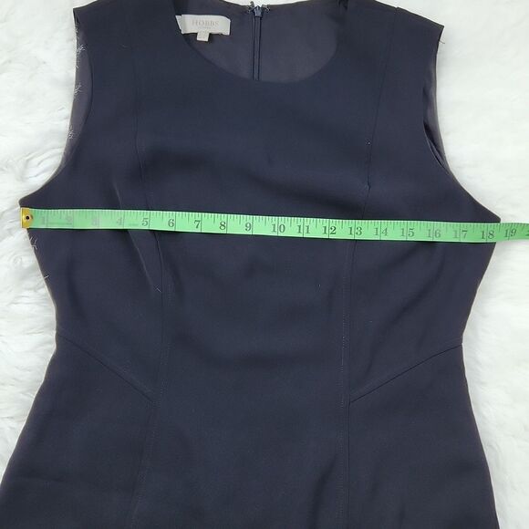 Hobbs -704 Women's London Black Adaline Sheath Dress Size 8 - Picture 8 of 10